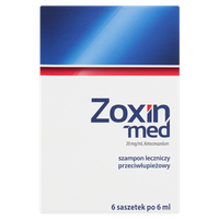 ZOXIN Szamp. p/łupież. 6 sasz.a 6ml