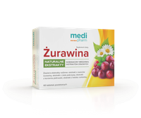 Żurawina + Naturalne ekstrakty 60 tabletek medi pharm