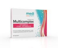 medi pharm Multicomplex Wit.C+D+Cynk 30kap