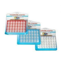 DOZOWNIK do dawkowania leków tygodniowy kasetka 1 sztuka