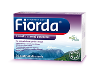 Fiorda o smaku czarnej porzeczki 30 pastylek